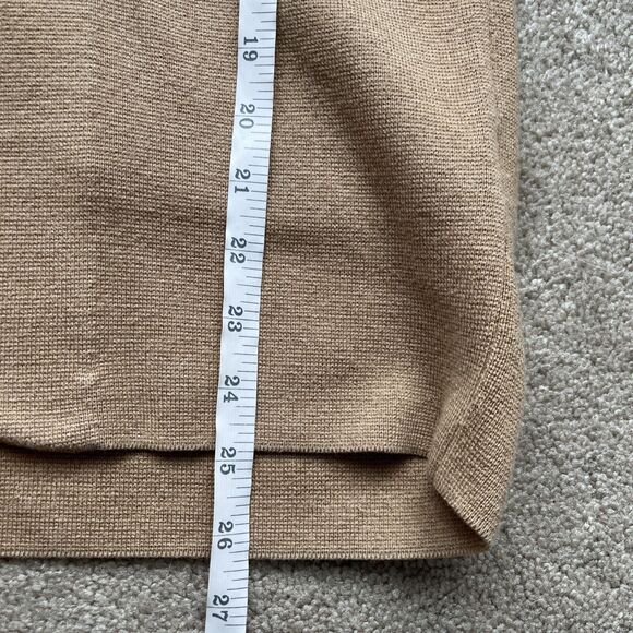 J Crew Sweater Blazer Womens XXS Camel Cecile Knit Oversized Old Money Cardigan - Picture 6 of 7